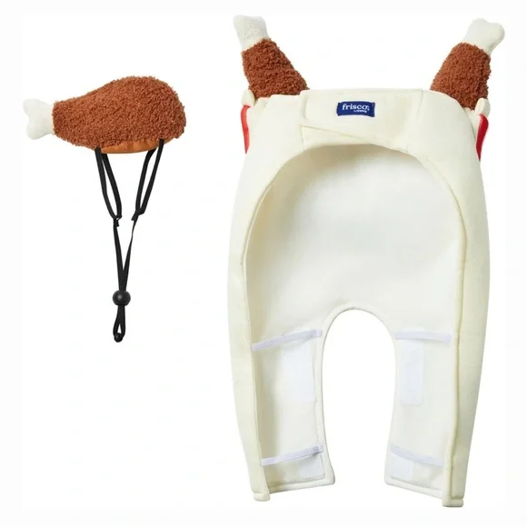 Frisco Front Walking Fried Chicken Bucket. Dog or Cat Costume - Picture 3 of 8